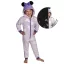 Disney Minnie  Purple pijamale lungi pentru copii care luminează în întuneric, salopetă 7 - 8 ani / 122 - 128 cm
