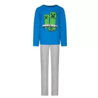   Minecraft TNT Blue pijamale lungi pentru copii 6 ani / 116 cm