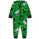 Minecraft Emerald pijamale lungi pentru copii, salopetă 5 - 6 ani / 110 - 116 cm