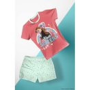 Disney Regatul de gheață Best Sisters Peach pijama scurt pentru copii 5 ani / 110 cm