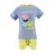 Purcelușa Peppa Rock Out Blue pijamale scurte pentru copii 4 ani / 104 cm