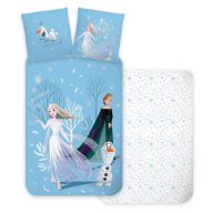   Disney Regatul de gheață Snowing Day set de lenjerie de pat 140×200cm, 70×90 cm