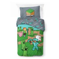   Minecraft Animals and Mobs set de lenjerie de pat 140×200cm, 70×90 cm