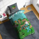 Minecraft Animals and Mobs set de lenjerie de pat 140×200cm, 70×90 cm