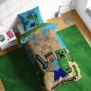 Minecraft Sand Castles husa de pat 140×200cm, 70×90 cm