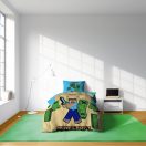 Minecraft Sand Castles husa de pat 140×200cm, 70×90 cm