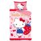 Hello Kitty Strawberry husa de pat 140×200cm, 70×90 cm