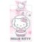 Hello Kitty Cozy Winter husă pentru pat 140×200cm, 70×90 cm