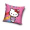Hello Kitty Rainbow husă de pernă 40x40 cm Velur