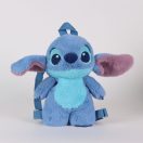 Disney Lilo și Stitch Blue Alien rucsac de pluș, geantă 30 cm