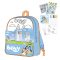 Bluey Friends rucsac colorabil, geantă 38 cm