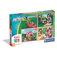 Disney Mickey Pixar Puzzle Clubhouse 4 în 1 Clementoni