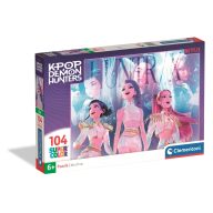   Fetele Kpop la vânătoare de demoni Shining Stars Puzzle Super de 104 piese Clementoni