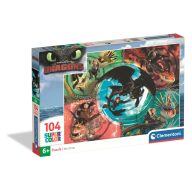   Cum să-ți dresezi dragonul Friends Puzzle Clementoni 104 piese