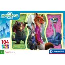 Zootropolis City Challenge Puzzle Clementoni de 104 piese