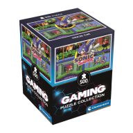 Sonic Ariciul 64 Bit Fast Puzzle cu 500 Cuburi Clementoni