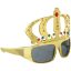 Party Gold Ochelari de soare amuzanți cu coroană