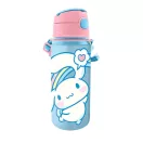 Hello Kitty Cinnamoroll sticlă cu pai de aluminiu cu agățătoare 600 ml