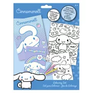 Hello Kitty Cinnamoroll set de colorat cu autocolante