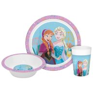   Disney Regatul de gheață Enchanted set de masă, set din micro plastic în cutie