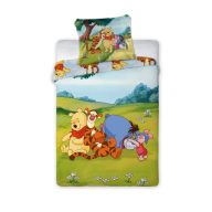   Disney Winnie de Pluș Sunny Meadow lenjerie de pat pentru copii, grădiniță 100×135 cm, 40×60 cm