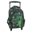 Minecraft Metro Art Blast rucsac pentru copii cu roți, geantă 30 cm