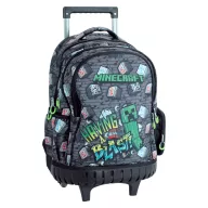 Minecraft Metro Art rucsac școlar cu roți, geantă 46 cm
