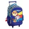 Patrula Cățelușilor Racing ghiozdan școlar premium cu roți, 42 cm