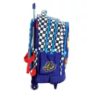 Patrula Cățelușilor Racing ghiozdan școlar premium cu roți, 42 cm