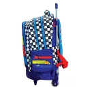 Patrula Cățelușilor Racing ghiozdan școlar premium cu roți, 42 cm
