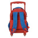 Strumfii Village rucsac de grădiniță cu roți, geantă 30 cm