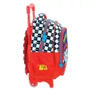 Patrula Cățelușilor Marshall Racing rucsac de grădiniță cu roți, geantă 30 cm