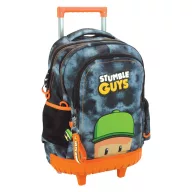   Stumble Guys Hat rucsac școlar premium pe roți, geantă 42 cm