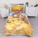 Disney Regele Leu Pride Lands Trio lenjerie de pat 140×200cm, 70×90 cm