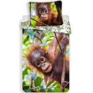   Orangutan Jungle Joy set de lenjerie de pat 140×200cm, 70×90 cm