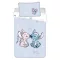Disney Lilo și Stitch Purple set lenjerie pat pentru copii, grădiniță, 100×135 cm, 40×60 cm