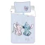 Disney Lilo și Stitch Purple set lenjerie pat pentru copii, grădiniță, 100×135 cm, 40×60 cm