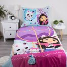 Gabby's Dollhouse Balloon lenjerie de pat 140×200cm, 70×90 cm