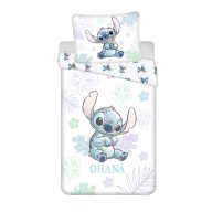   Disney Lilo și Stitch Ohana White husa de pat 140×200cm, 70×90 cm