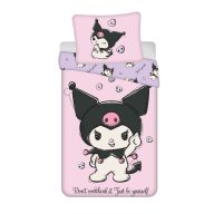   Hello Kitty Kuromi Be Yourself Set lenjerie de pat 140×200cm, 70×90 cm