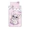 Disney Lilo și Stitch Ice Cream set husă de pat 140×200cm, 70×90 cm