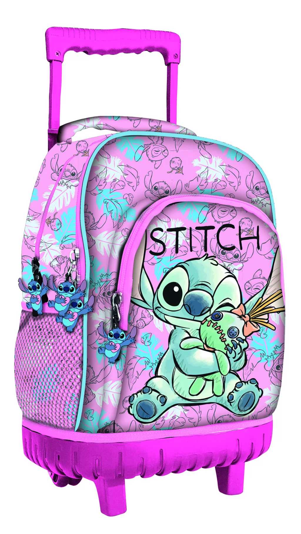 Disney Lilo și Stitch Doll geantă școlară premium cu roți, 4