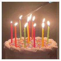 Lumânare tort / Lumânare cifră